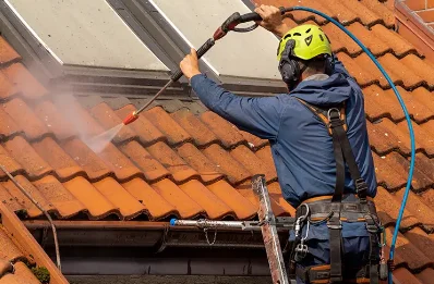 Démoussage et hydrofuge de toiture à Verruyes